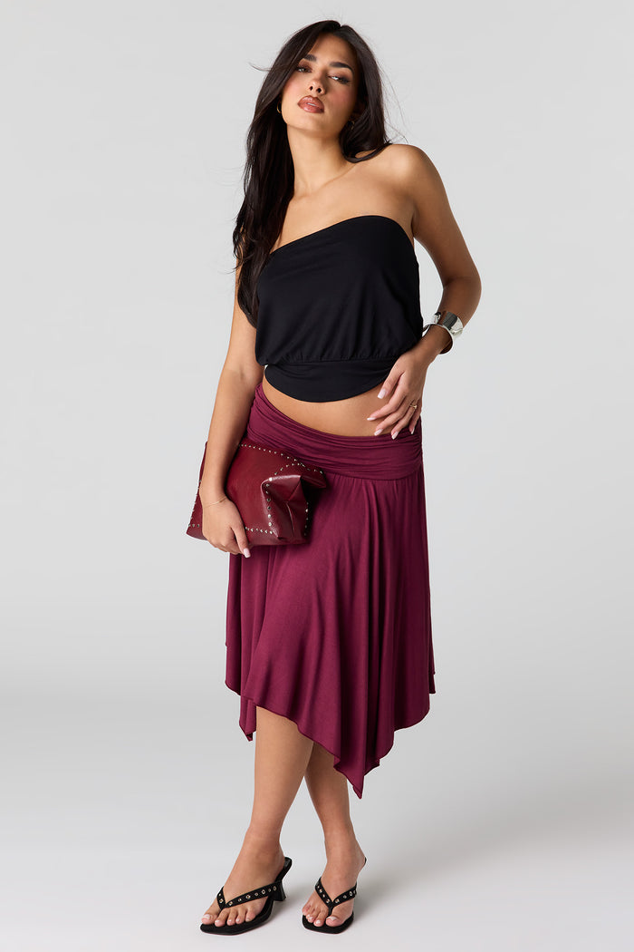 Asymmetrical Midi Skirt