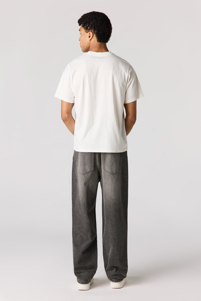 Baggy Washed Black Jean