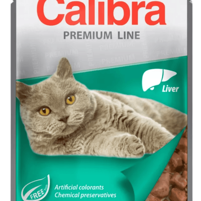 Calibra Premium Pouches | Adult Cat | Sterilised Liver Zoom