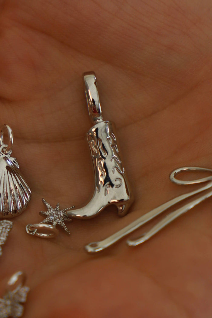 DISCONTINUED Charm-Cowboy Boot with Bail