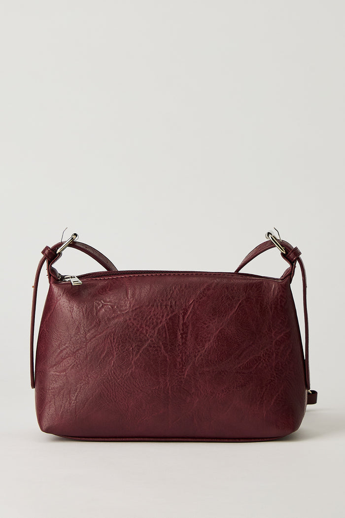 Faux Leather Hand Bag