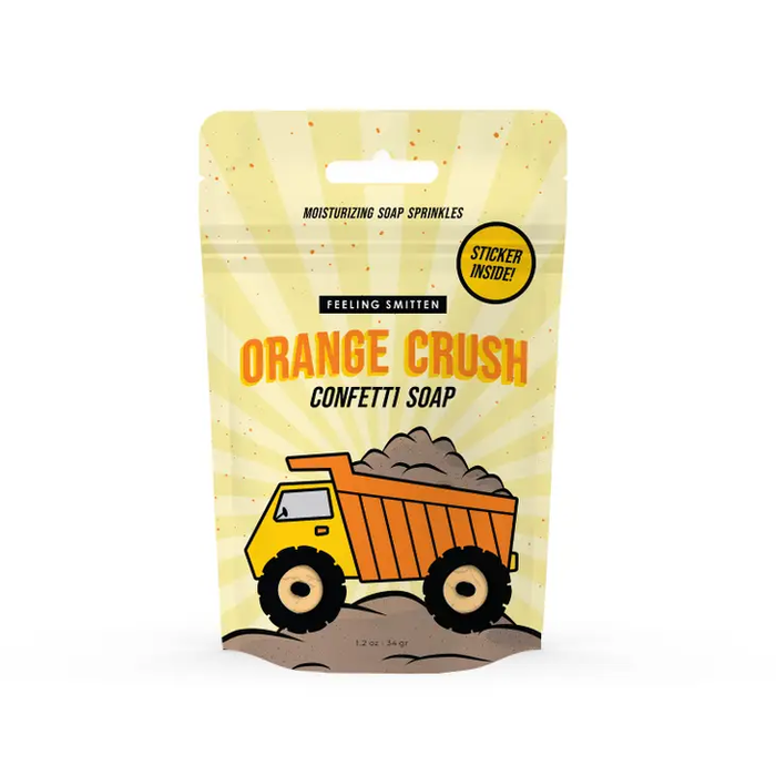 Feeling Smitten Confetti Soap, Orange Crush
