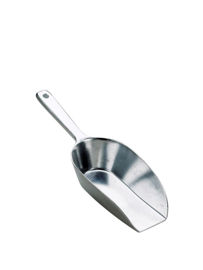 Flat Bottom Aluminum Scoops