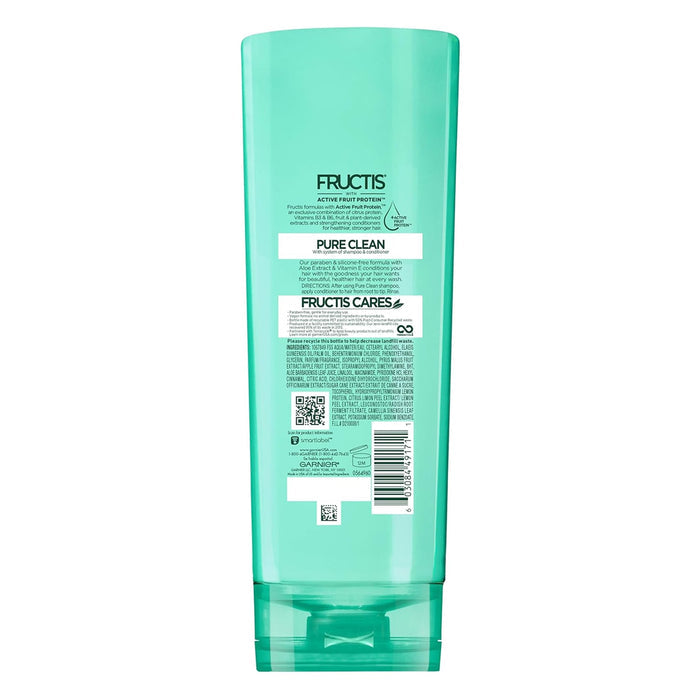 Garnier Fructis Pure Clean Conditioner - 12 oz - 6 Pack