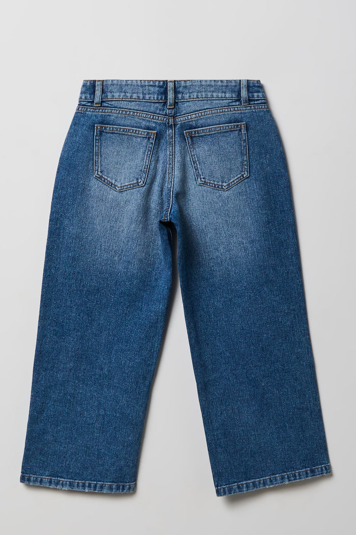 Girls Mid Rise Super Baggy Medium Jean
