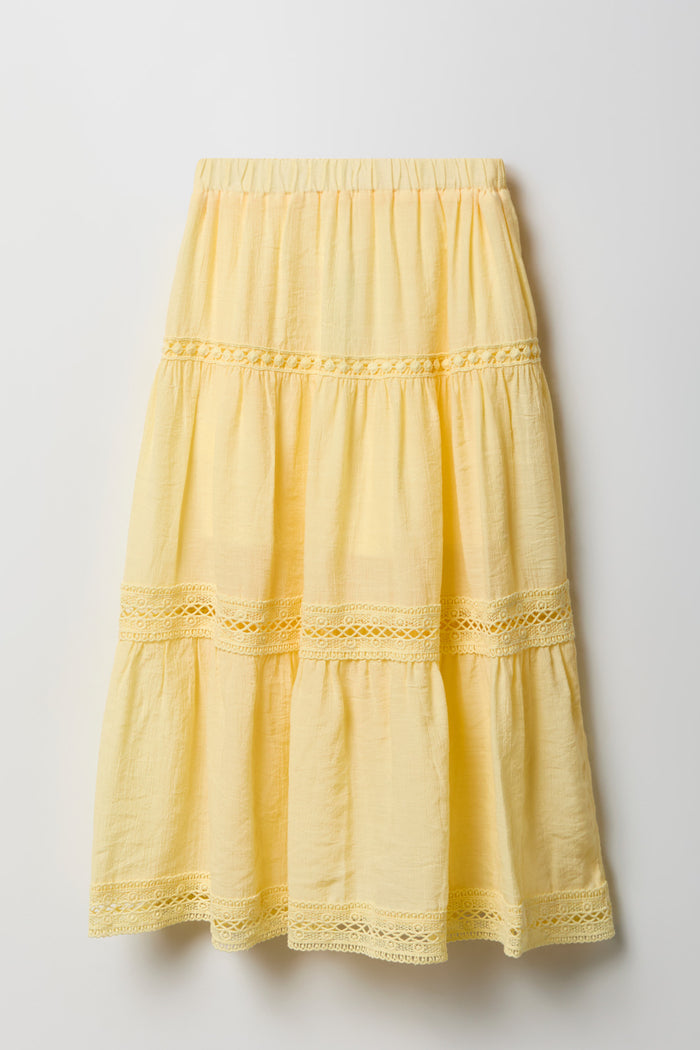 Girls Tiered Maxi Skirt