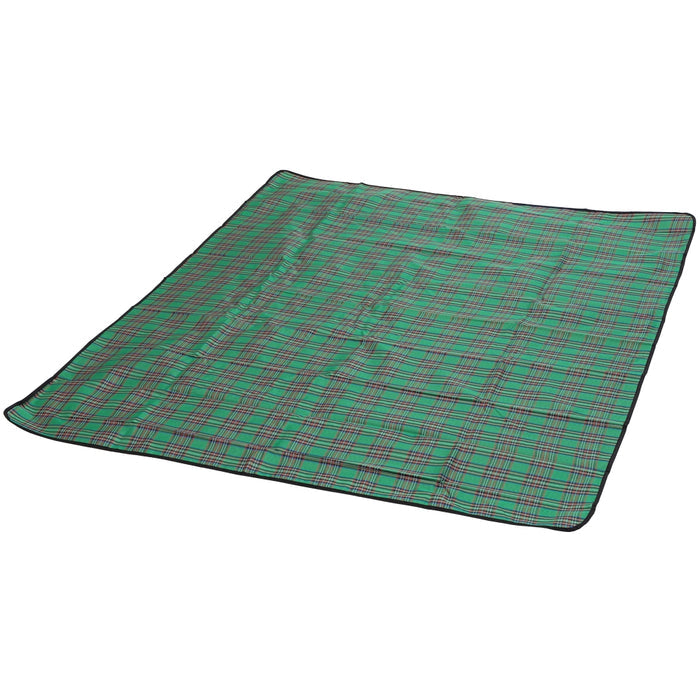 Green Checked Picnic Mat 338335-GREEN