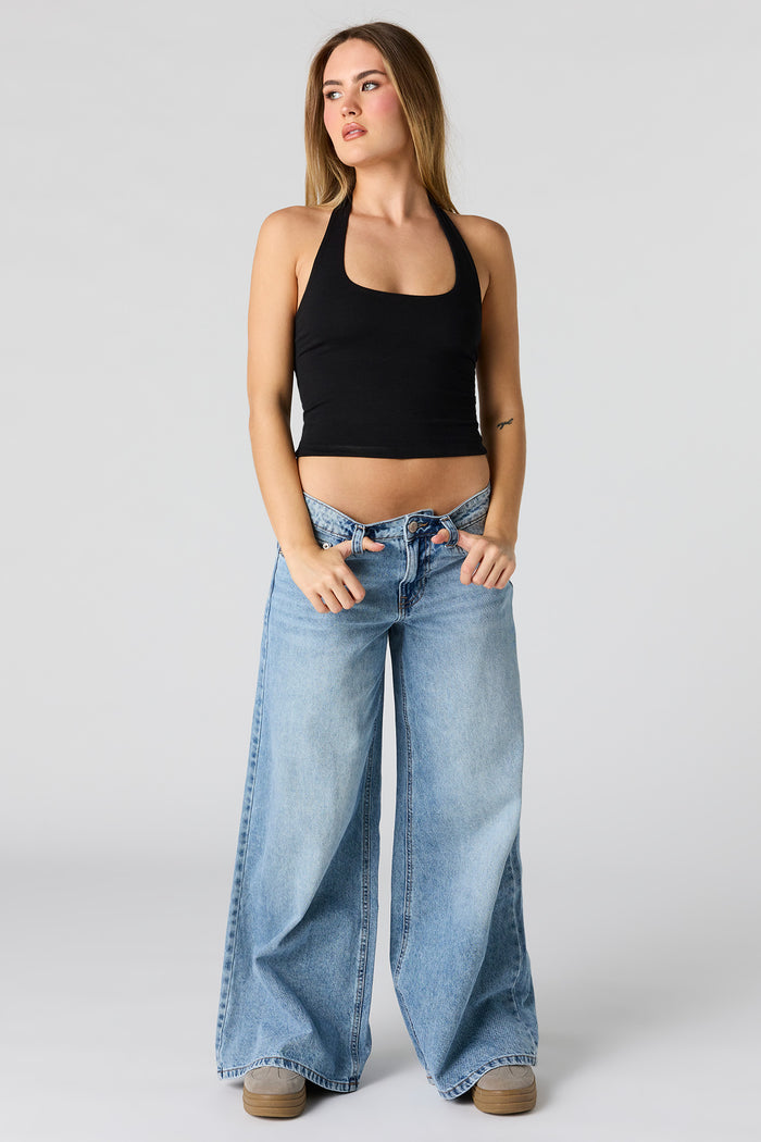 Low Rise Super Wide Leg Jean