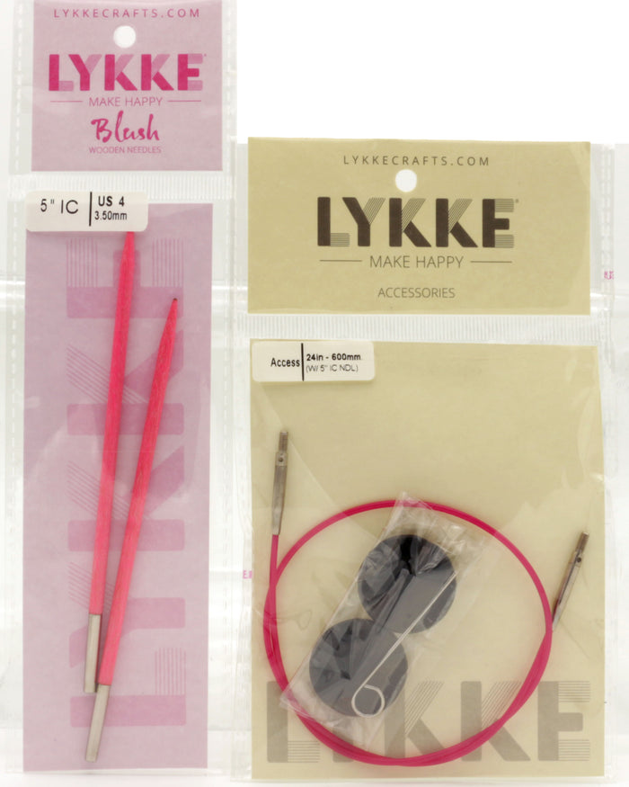 LYKKE - Blush 5" Interchangeable Needle Tips