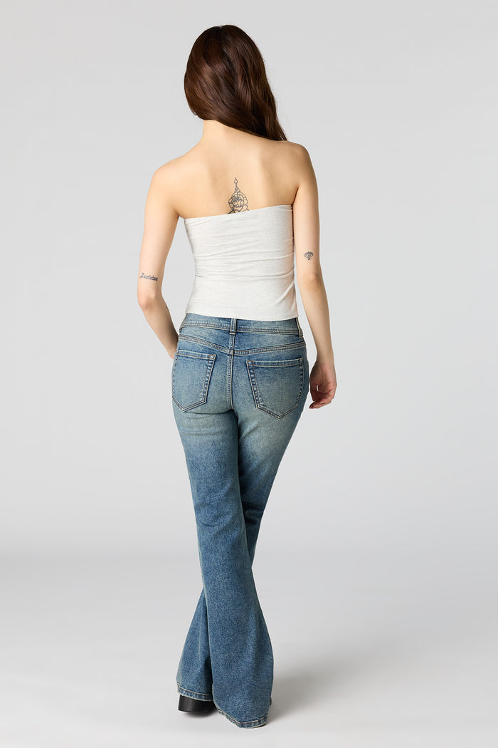 Mid Rise Flare Vintage Dark Jean
