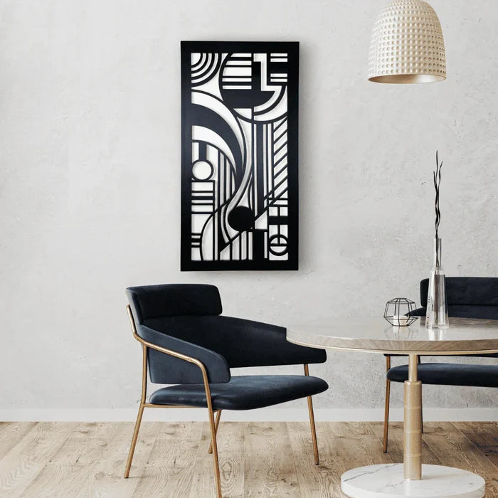 Modern Wooden Wall Decor | 16" x 32" (W × L)