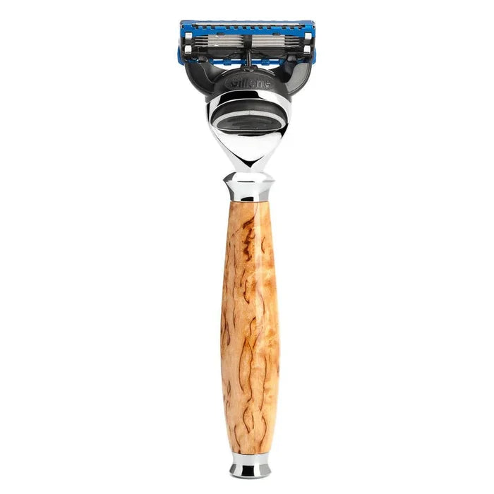 Muhle Purist Fusion Razor Karelian Masur Birch Handle - R55F