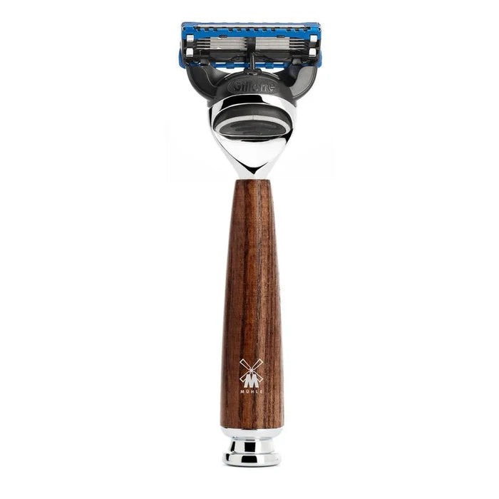Muhle Rytmo Fusion Razor Steamed Ash Wood Handle - R220F