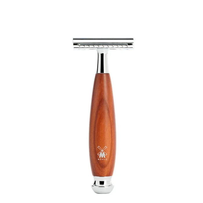 Muhle Vivo Safety Razor Plum Tree Handle, Closed Comb - R331SR