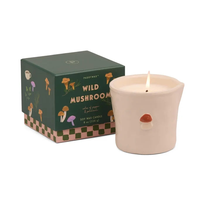 Mushroom Bistro Candle