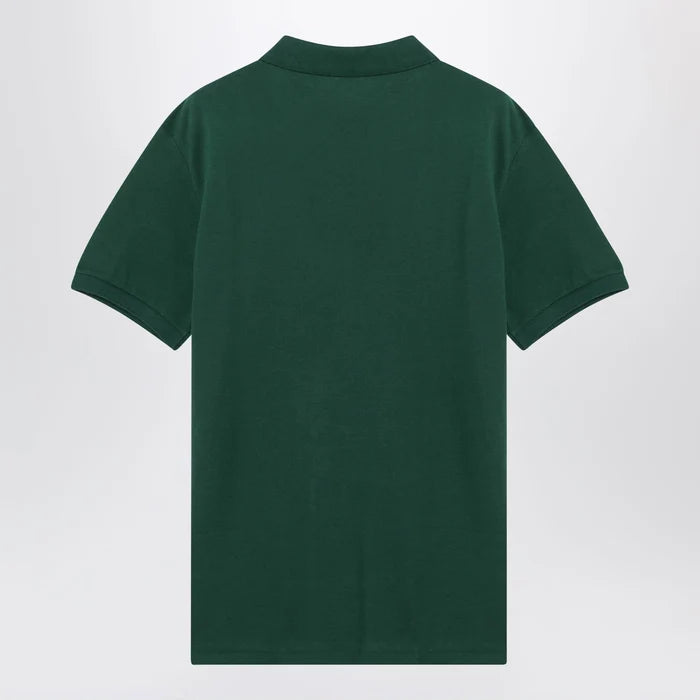 Polo Ralph Lauren - Forest green cotton Custom Slim-Fit polo shirt