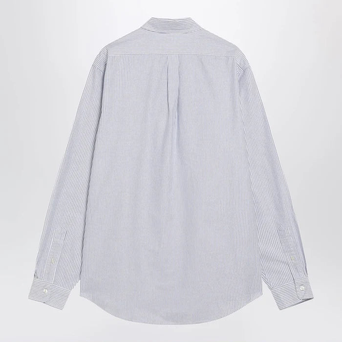 Polo Ralph Lauren - Light blue/white striped Oxford Custom-Fit shirt