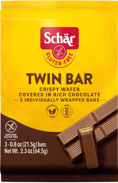 Schar: Twin Bar Crispy Wafers