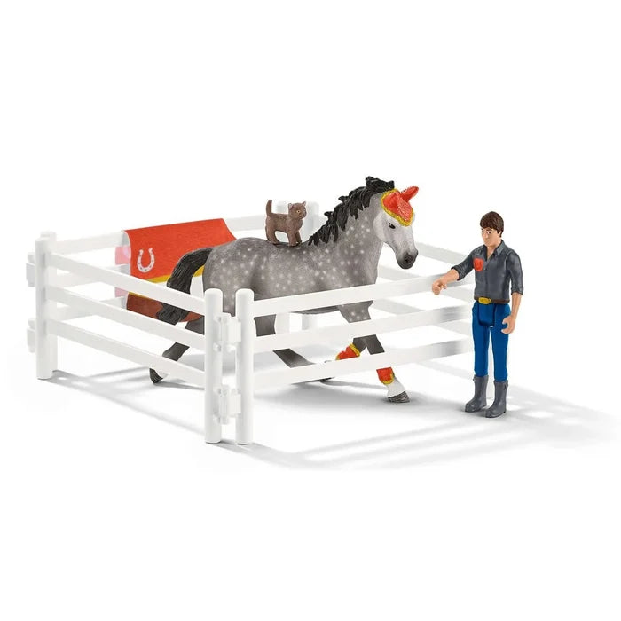 Schleich Horse Club Mias Vaulting Set 18 Pce
