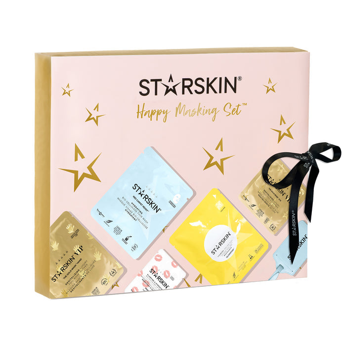 STARSKIN Happy Masking Gift Set with skincare masks and peels for nourishing and revitalizing facial treatments.