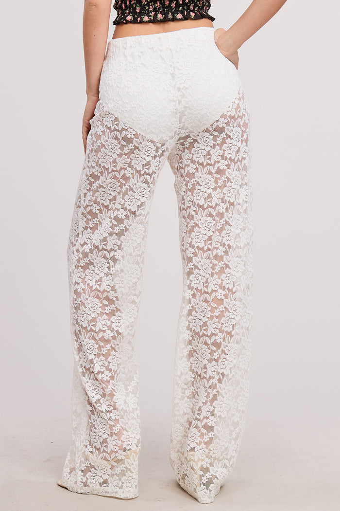 Stop and Stare Lace Pants