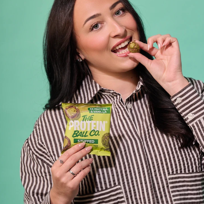 The Protein Ball Co. Stuffed Matcha & Vanilla Balls 36g