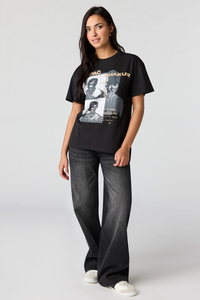 Tupac Graphic Boyfriend T-Shirt