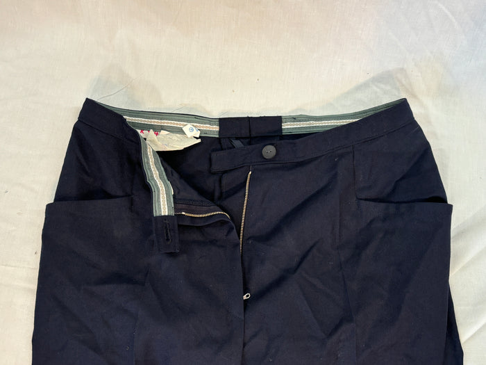Vintage East German MdI Dark Blue Female Service Trousers – Transportation Police / Fire Service