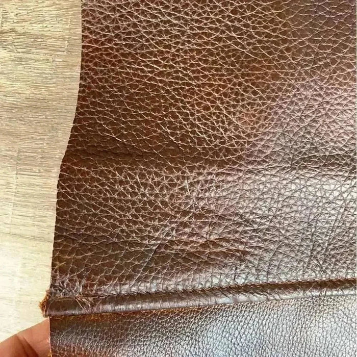 Woesmooi Genuine leather Apron in brown, vintage style and handcrafted quality