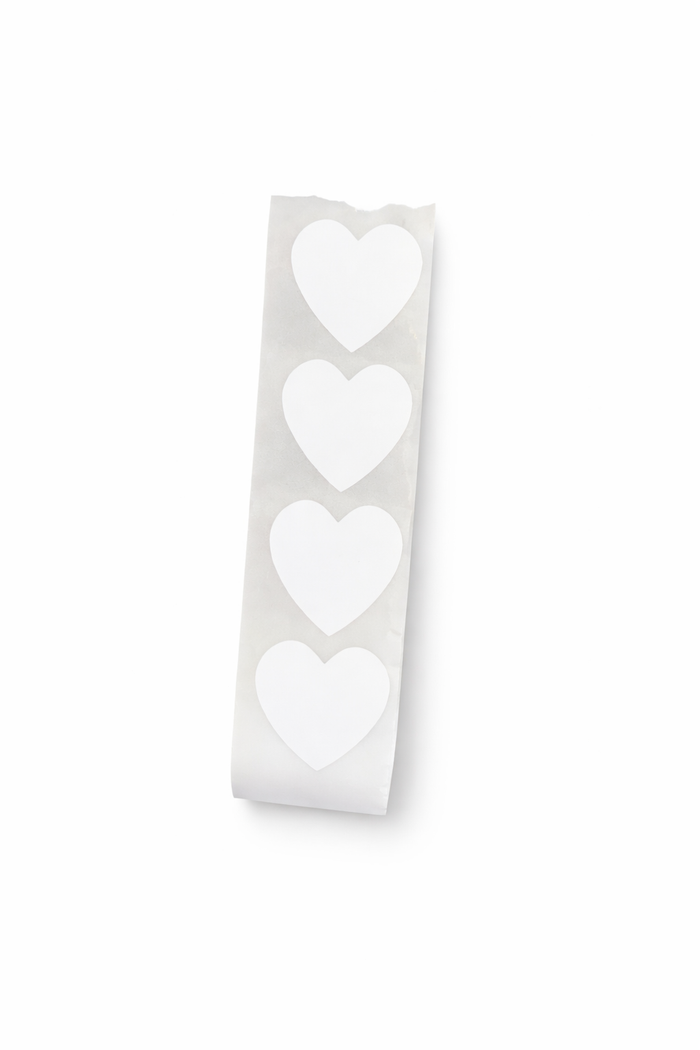 X10 heart Tanline stickers £2