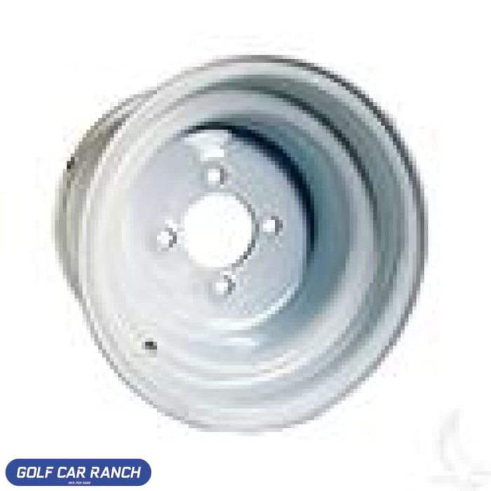 10X7 3:4 OFFSET STEEL WHEEL TIR-453 WHITE ACCESSORY