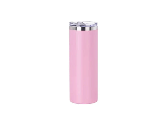 20oz/600ml Powder Coated Stainless Steel Mug(Pink)