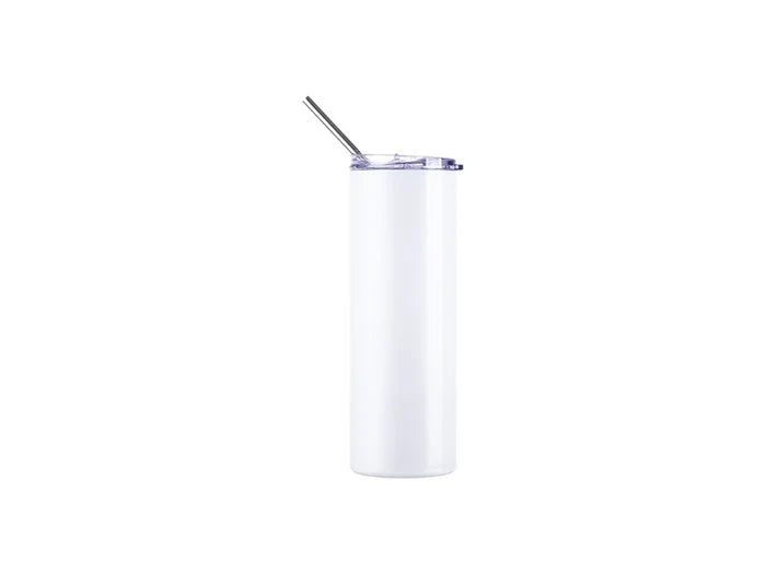 20oz/600ml Sublimation UV Color Changing Stainless Steel Skinny Tumbler (White to Blue)