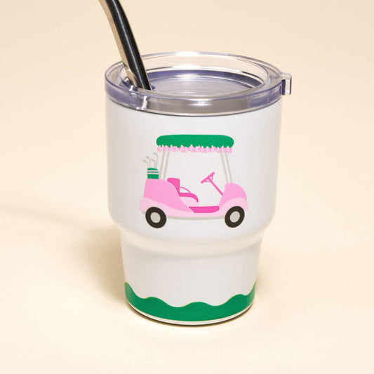 2oz Tiny Tumbler–Golf Cart