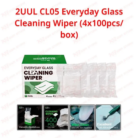 2UUL CL05 Everyday Glass Cleaning Wiper (4x100pcs/box)