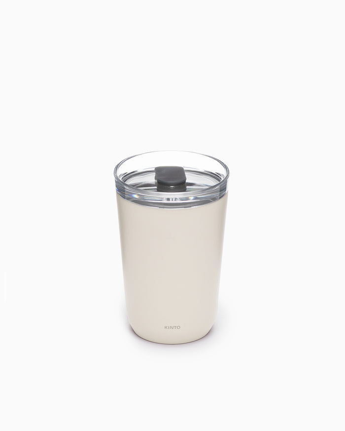 360ml To Go Tumbler with Plug - White