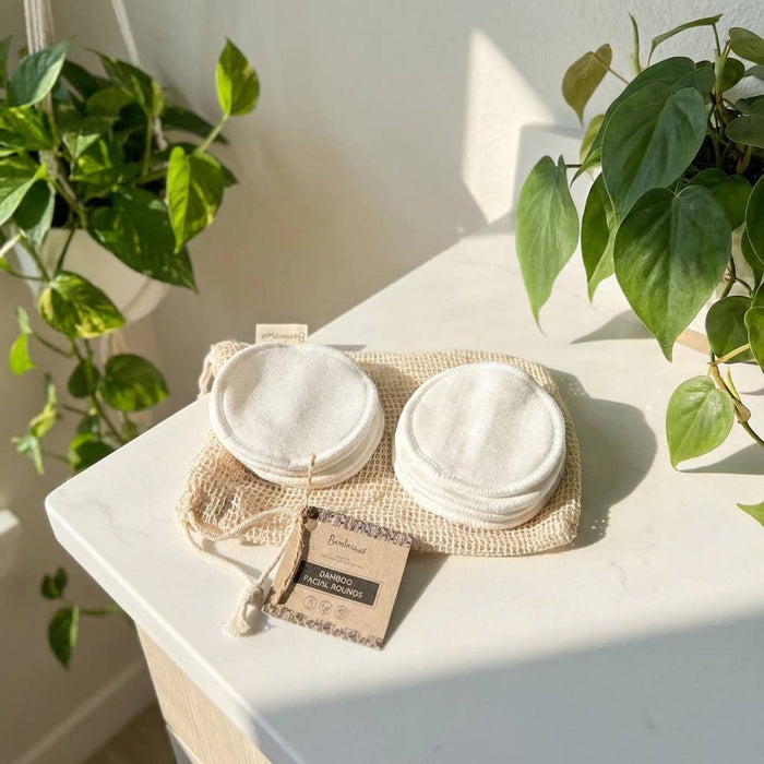 Reusable Facial Rounds + Mesh Washable Bag