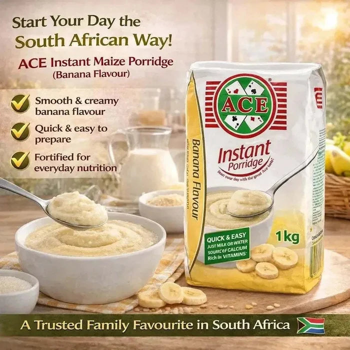 ACE Instant Maize Porridge Banana Flavour 1kg pack – product image 2