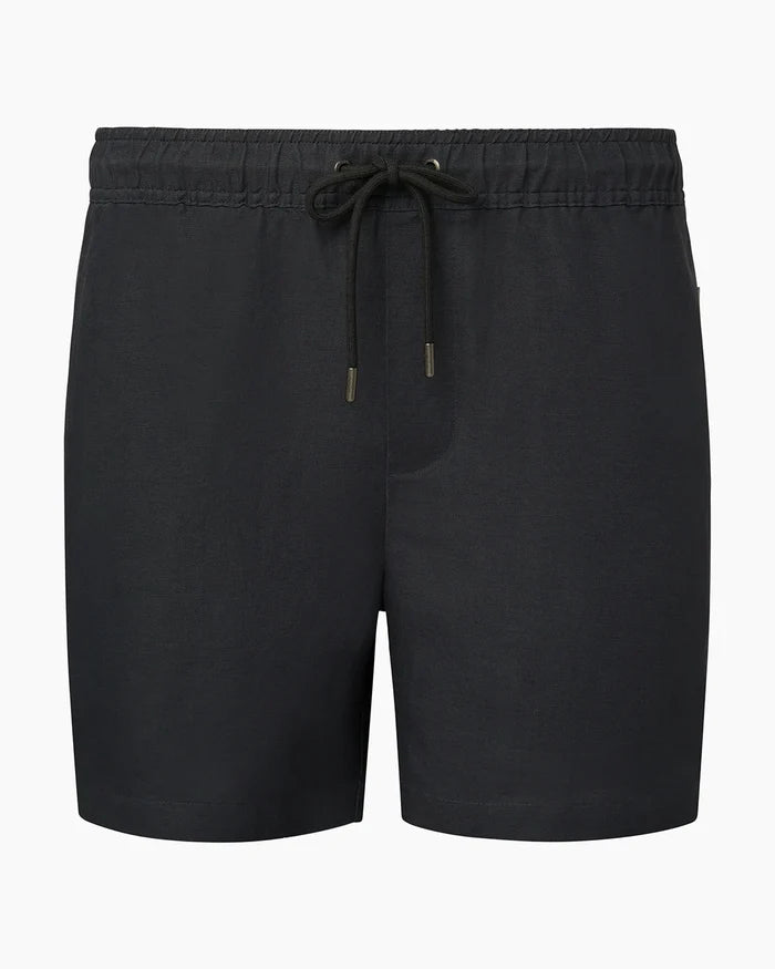Air Linen Pull-On Short' Gunmetal