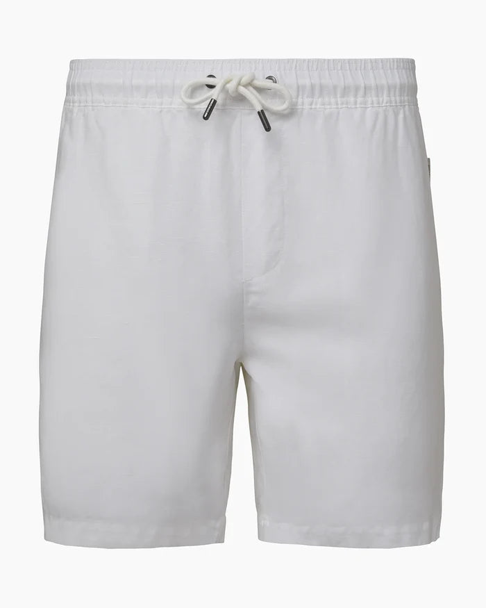 Air Linen Pull-On Short' White