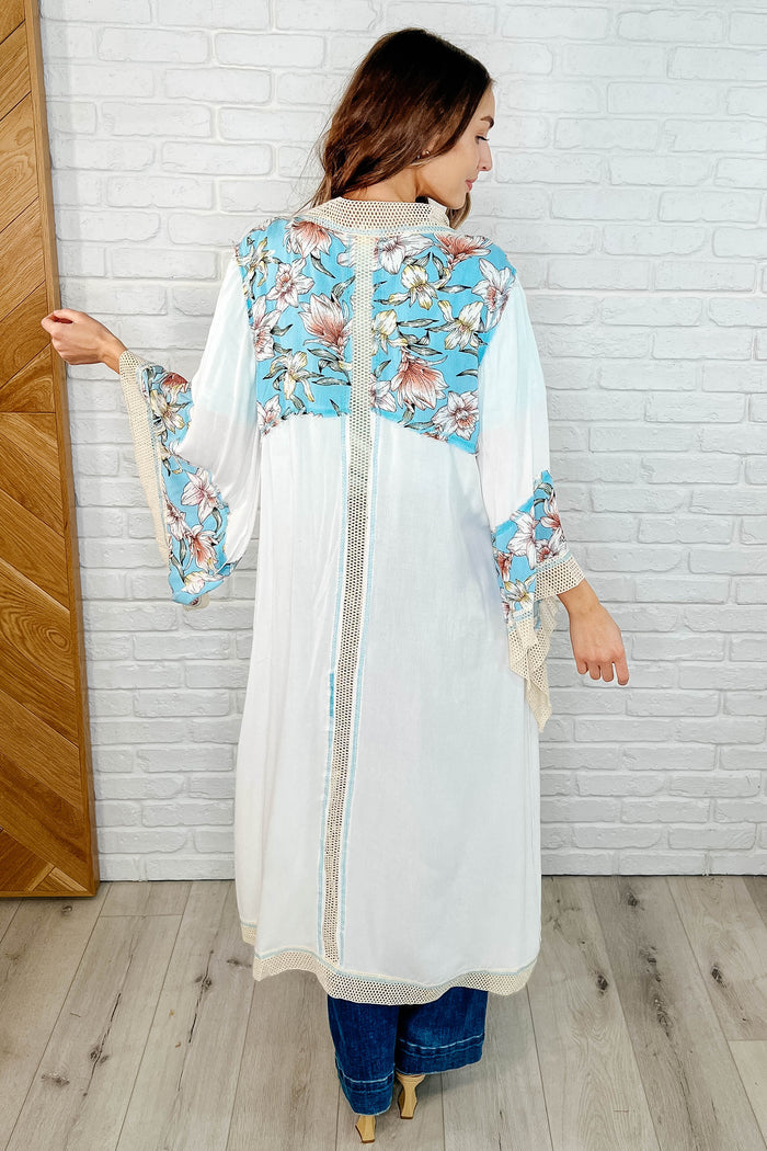 Always Flowing Open Front High Low Cardigan