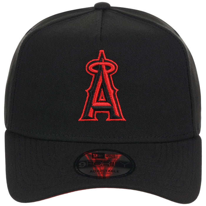 Anaheim Angels MLB Black x Red FASHION CORE New Era 9FORTY A-Frame