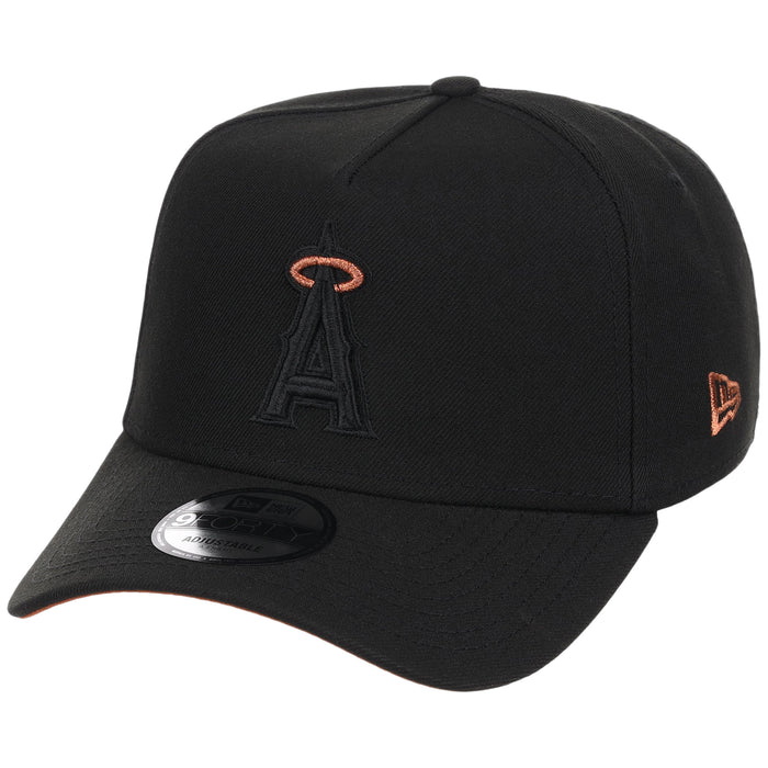 Anaheim Angels MLB Black x Rust FASHION CORE New Era 9FORTY A-Frame