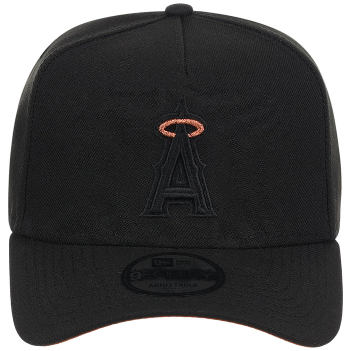 Anaheim Angels MLB Black x Rust FASHION CORE New Era 9FORTY A-Frame