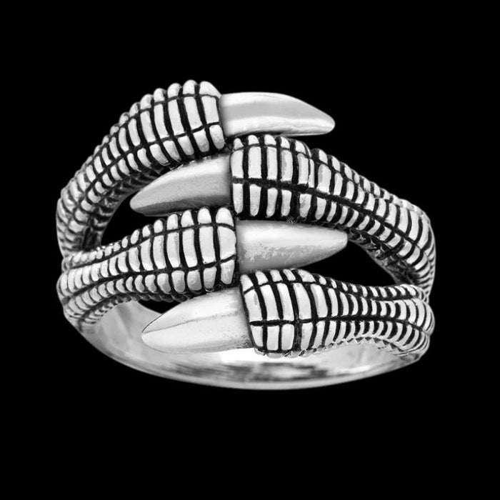 vkngjewelry Bagues VIKING DRAGON NIDHOGG CLAW RING 925 STERLING SILVER