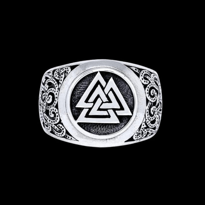 vkngjewelry Bagues Valknut Mammen Style Norse Scandinavian Ring 925 Sterling Silver