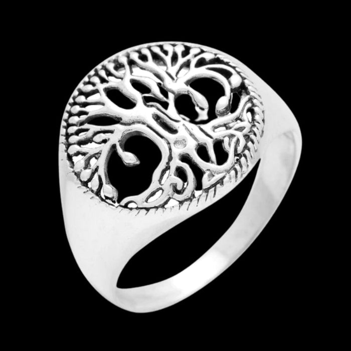 vkngjewelry Bagues Yggdrasil tree of life Silver sterling 925 Ring