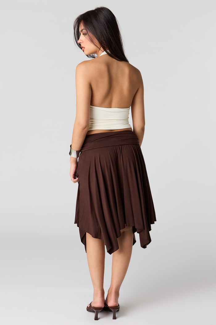 Asymmetrical Midi Skirt