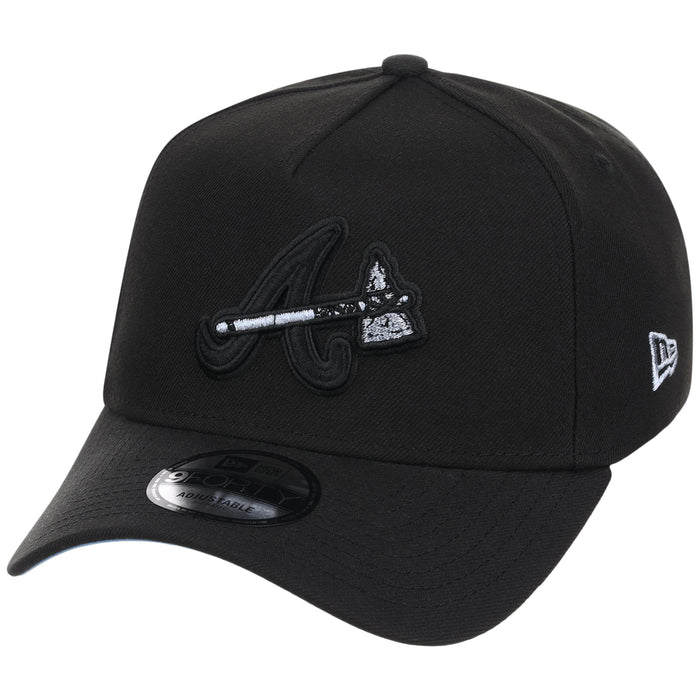 Atlanta Braves MLB Black Sky FASHION CORE New Era 9FORTY A-Frame