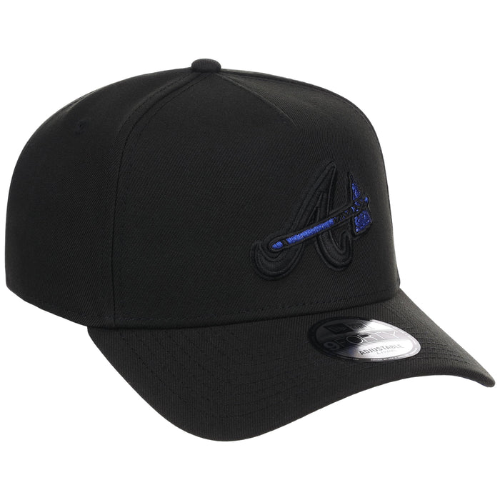 Atlanta Braves MLB Black x Royal FASHION CORE New Era 9FORTY A-Frame